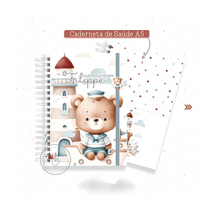 Arquivo Caderneta de Saúde Ursinho Marinheiro Baby