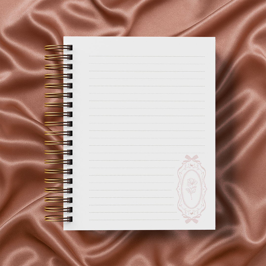 Arquivo Planejador Diário Coleção Laços & Rosas  8