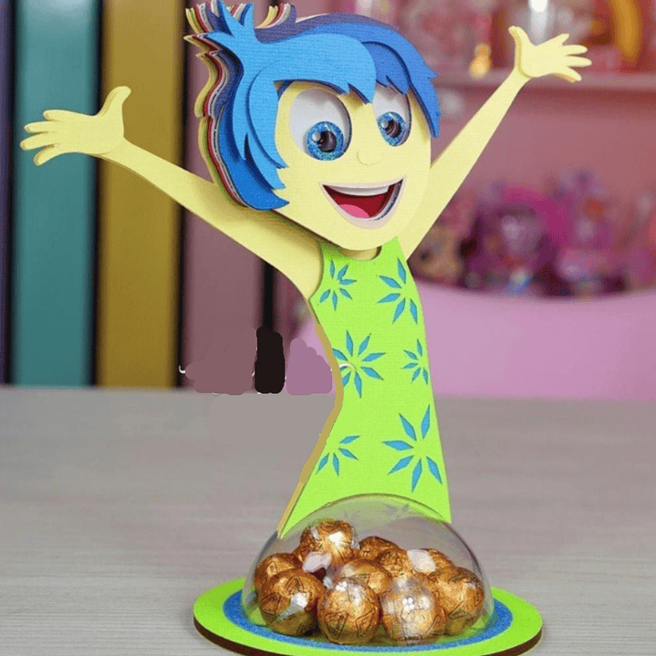 Arquivo de Corte Alegria Divertidamente Porta Guloseimas  1