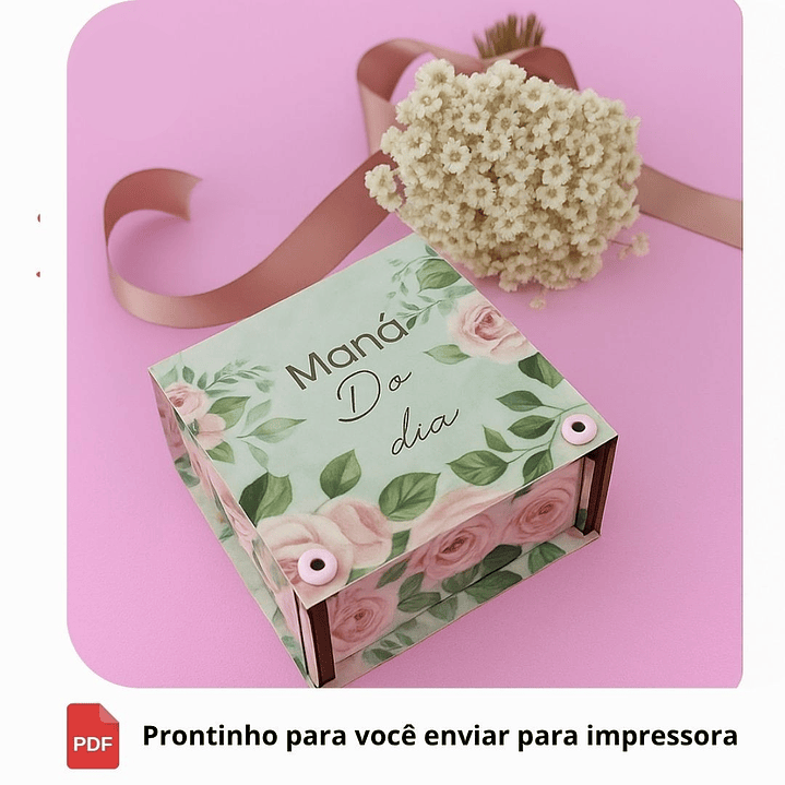 Arquivo Maná Diário - Devocional com Cartões Cristãos e Caixa Presenteável 1