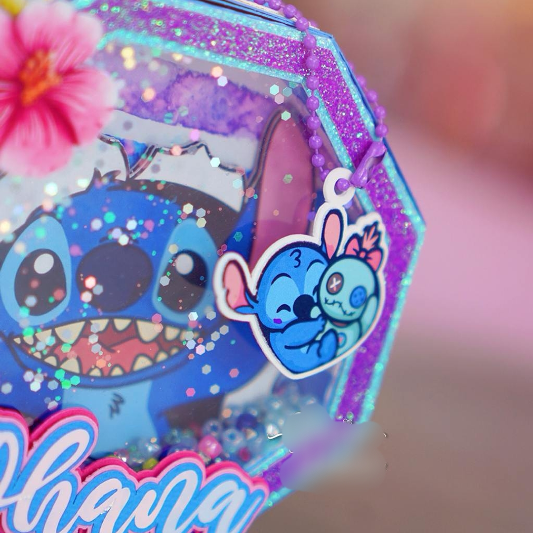 Arquivo de Corte Stitch Caixa Octagonal  1