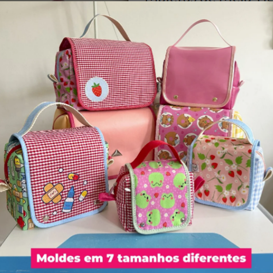 Arquivo Maletas Moldes Virtuais para Costura  1