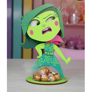 Arquivo de Corte Porta Guloseimas Divertidamente Nojinho 