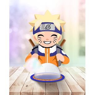 Arquivo de Corte Porta Doces Naruto 