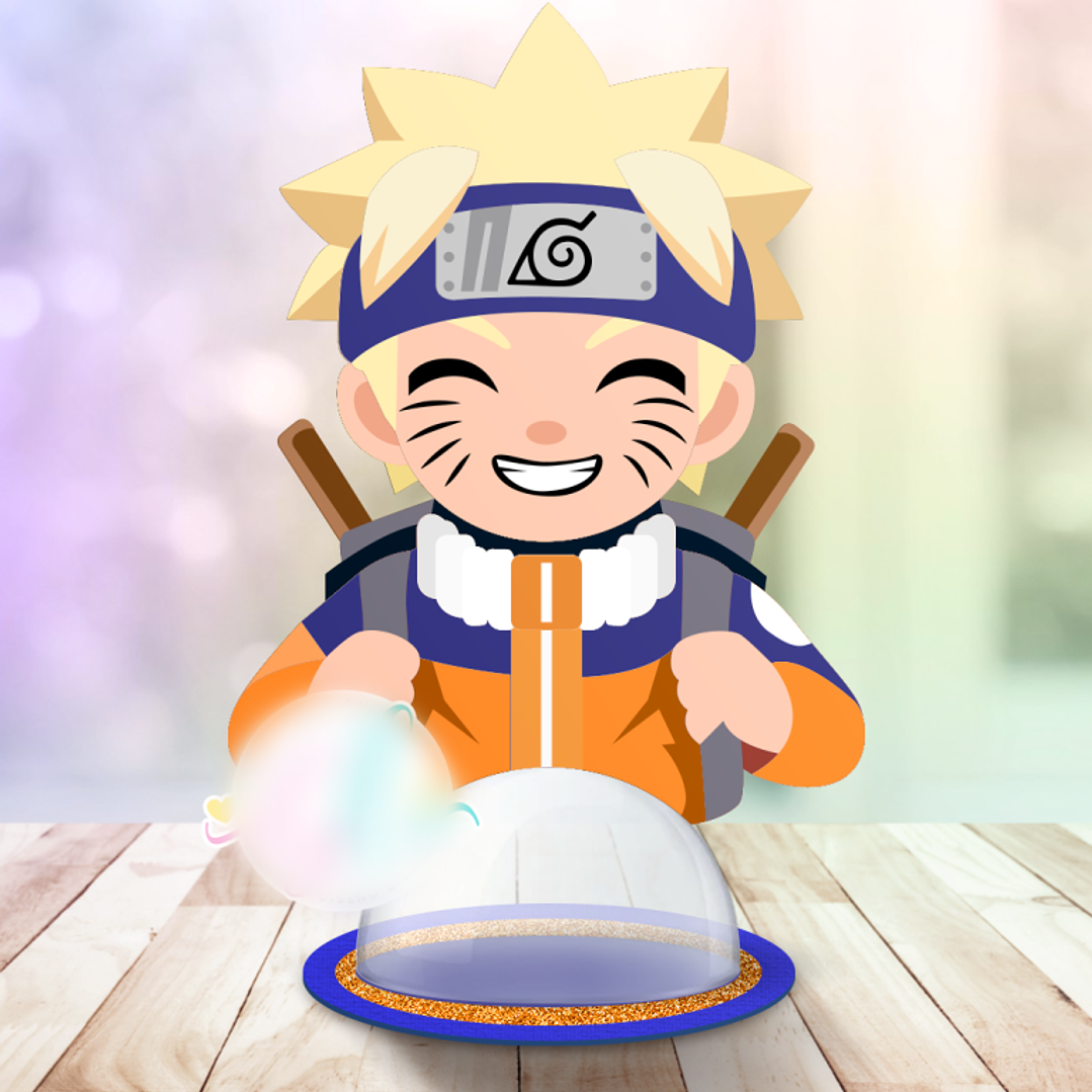 Arquivo de Corte Porta Doces Naruto  1