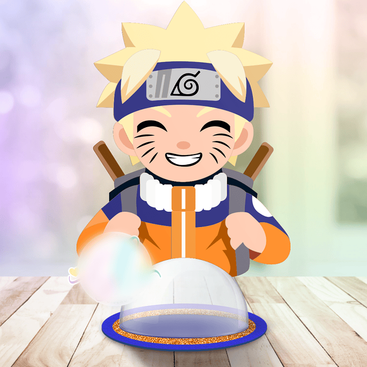 Arquivo de Corte Porta Doces Naruto  1