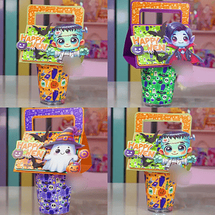 Arquivo de Corte Porta Copos Halloween Gloria 