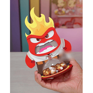 Arquivo de Corte Porta Guloseimas Divertidamente Raiva 