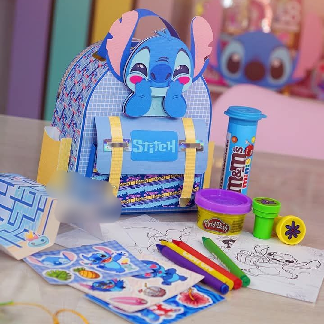 Arquivo de Corte Mochila de Atividades Stitch 1