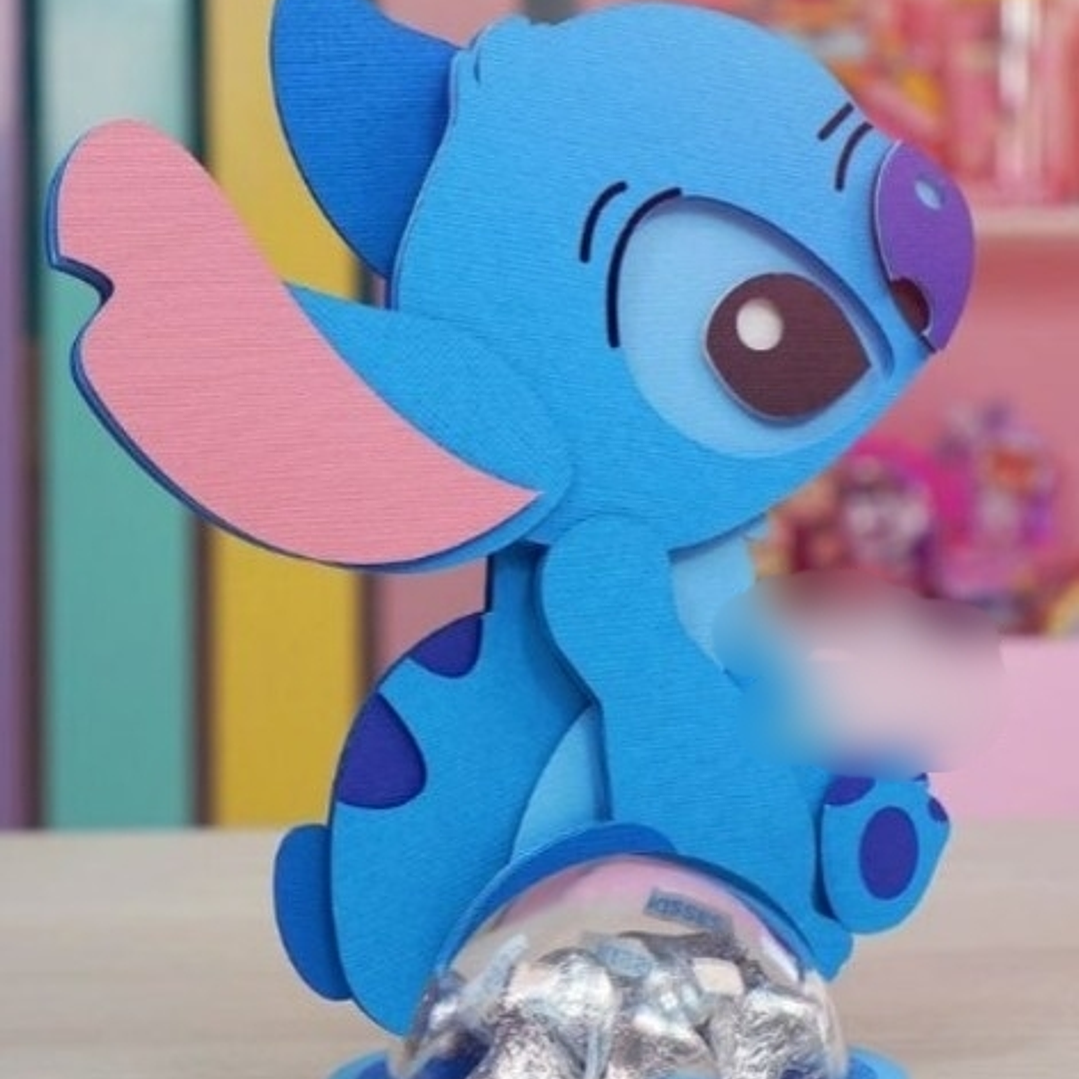 Arquivo de Corte Suporte Para Bola Acrilica Stitche 1