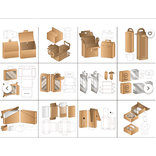 Arquivo de Corte Moldes Caixas Embalagens 