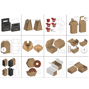 Arquivo de Corte Embalagens Caixas