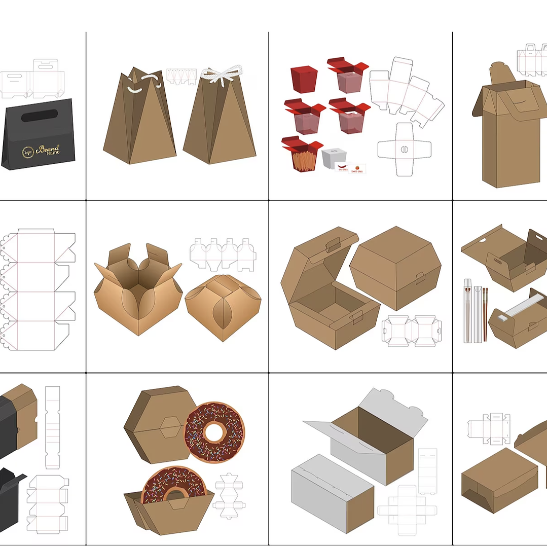 Arquivo de Corte Embalagens Caixas 1
