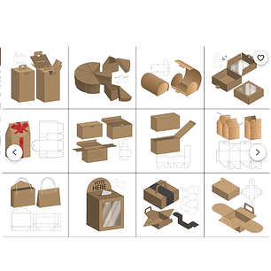 Arquivo de Corte Caixas de Embalagem 1