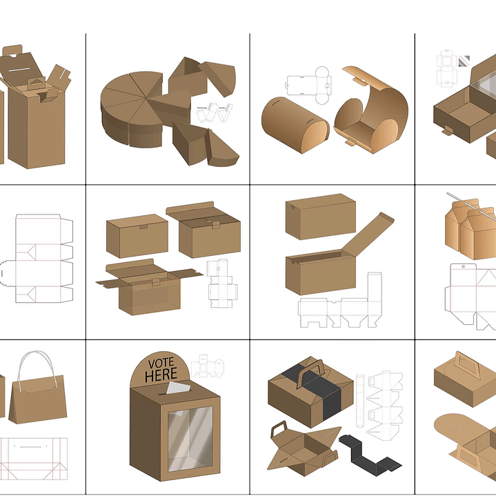 Arquivo de Corte Caixas de Embalagem 1 1