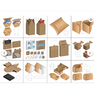 Arquivo de Corte Embalagens Caixa para Camisa