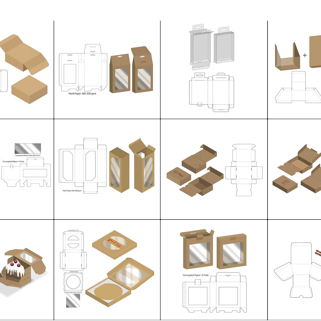 Arquivo de Corte Embalagens Caixa 2 1