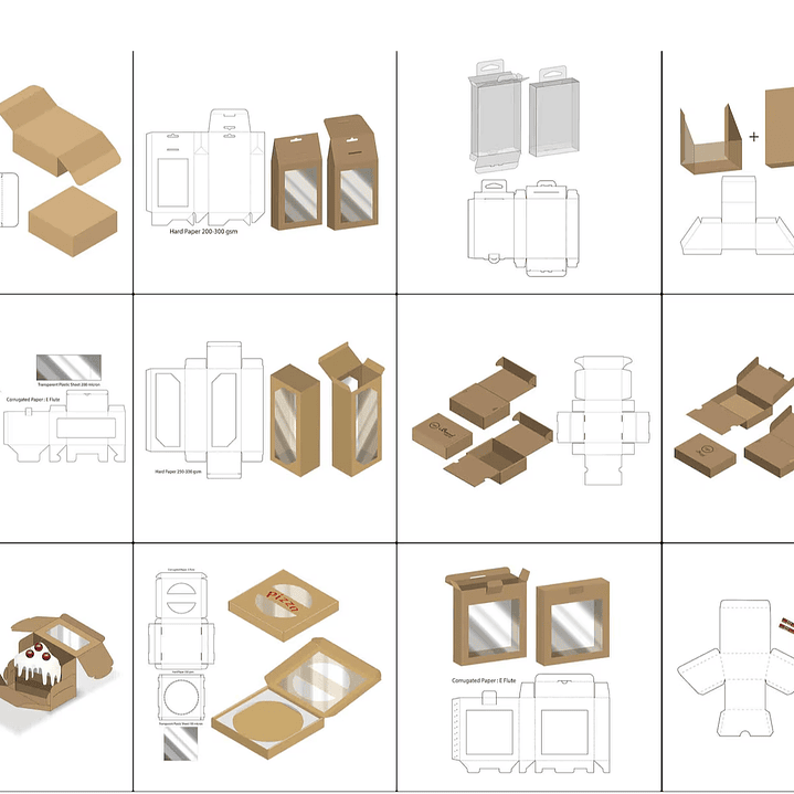 Arquivo de Corte Embalagens Caixa 2 1