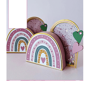 Arquivo de Corte Caixa Arco-Íris