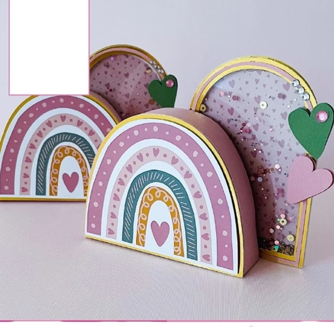 Arquivo de Corte Caixa Arco-Íris 1