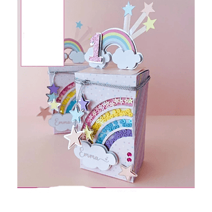 Arquivo de Corte Caixa Agitador Arco-Íris