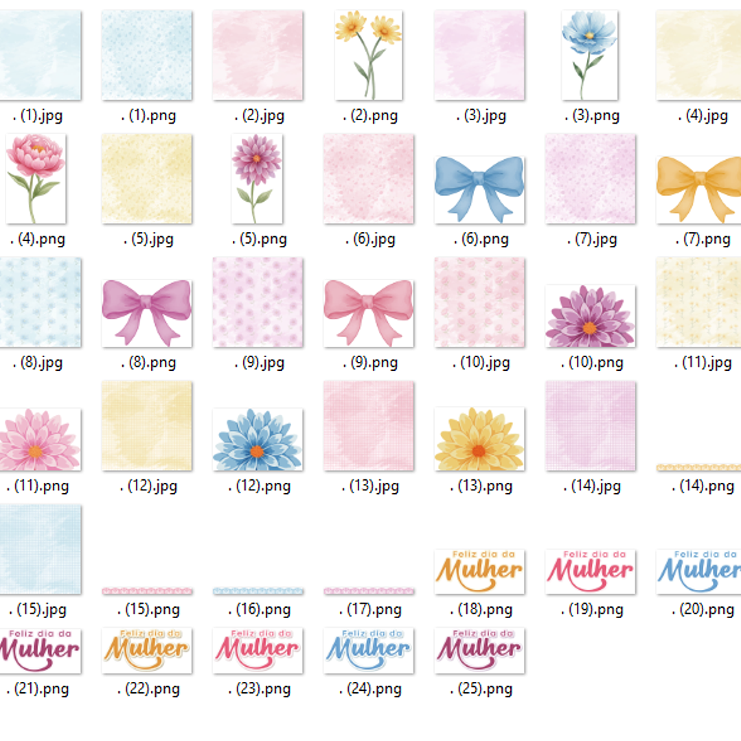 Kit Digital Dia da Mulher  2