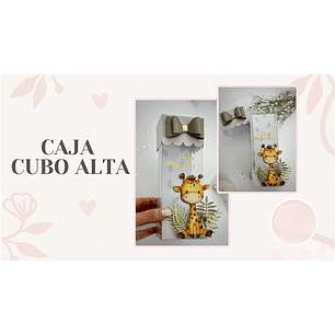 Arquivo de Corte Caixa Cubo Alta