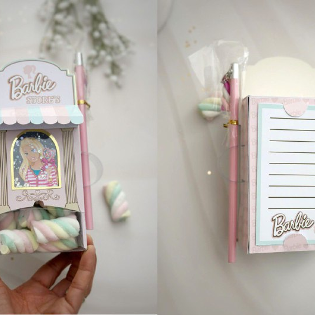 Arquivo de Corte Caixa Dispensador Barbie 1