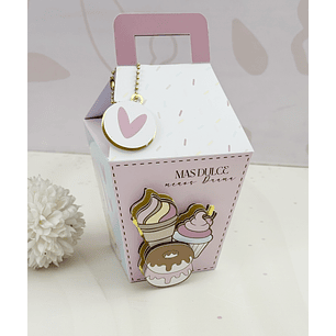 Arquivo de Corte Caixa Bolo e Doces 