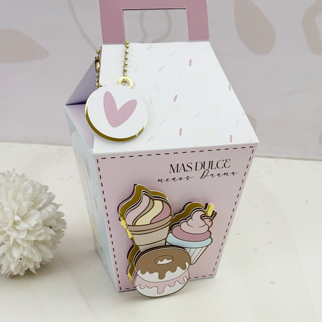 Arquivo de Corte Caixa Bolo e Doces  1