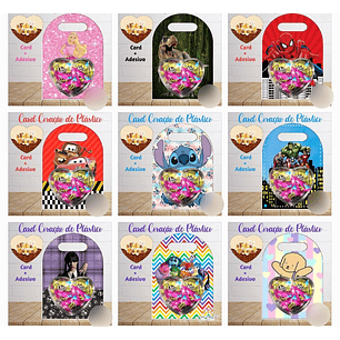 Arquivo Páscoa Card Blistter Coração Gigante 