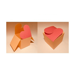 Arquivo de Corte Caixa Box Coração 