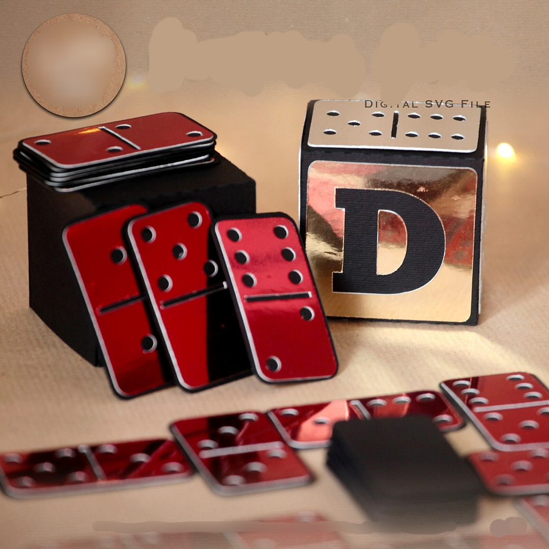 Arquivo de Corte Jogo de Dominó 1