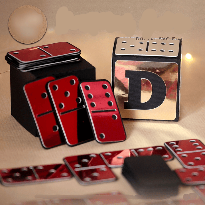 Arquivo de Corte Jogo de Dominó 1