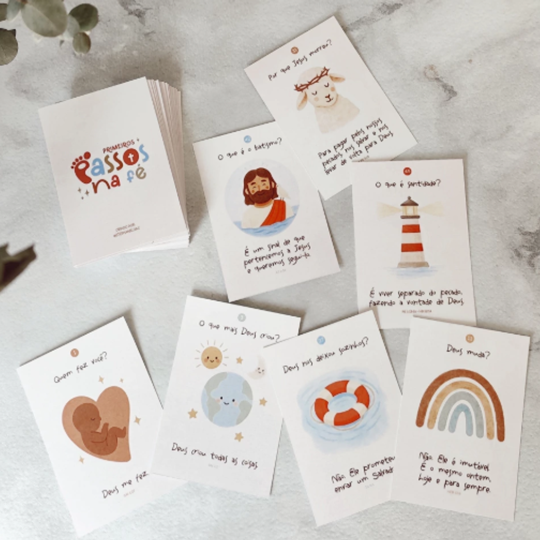 Arquivo Páscoa Cartões de Memorização Passos na Fé 1