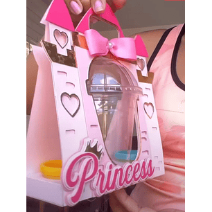 Arquivo de Corte Porta Bolha Castelo Princesas