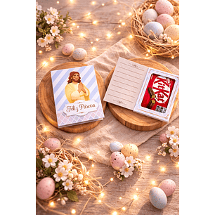 Arquivo Páscoa Cristã Caixinha Cartão 