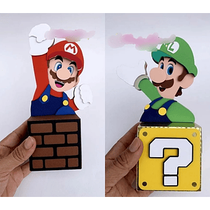 Arquivo de Corte Caixinhas Super Mario 