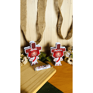 Arquivo Páscoa Card Cruz para Chocolate Baton 