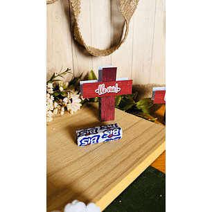 Arquivo Páscoa Card Cruz para Chocolate Bis