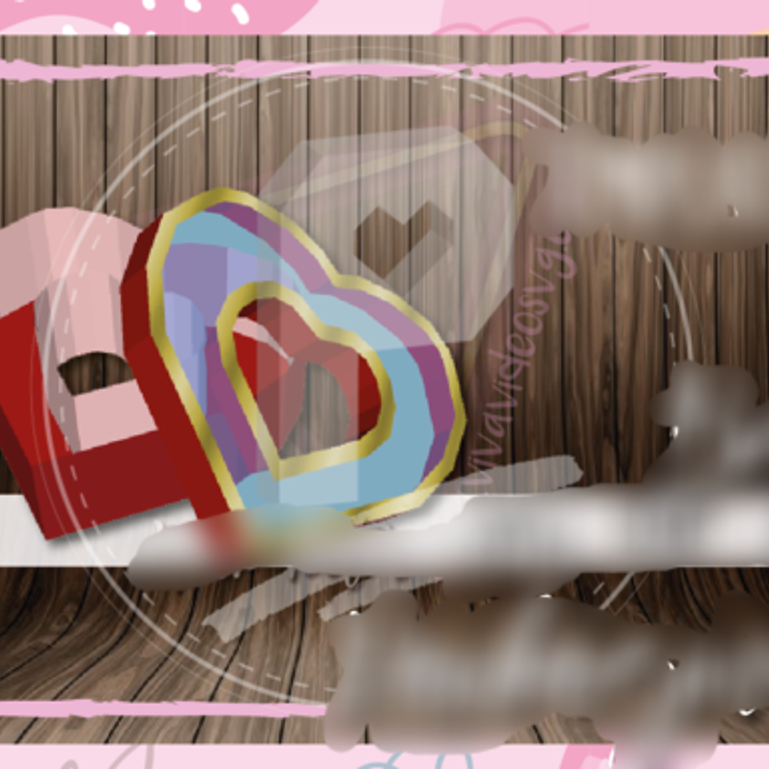 Arquivo de Corte Caixa Coração Visor  1