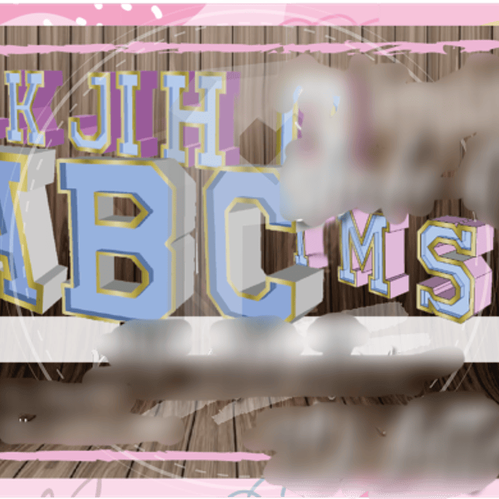 Arquivo de Corte Letras 3D 1