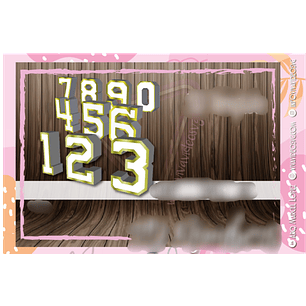 Arquivo de Corte Numeros 3 D