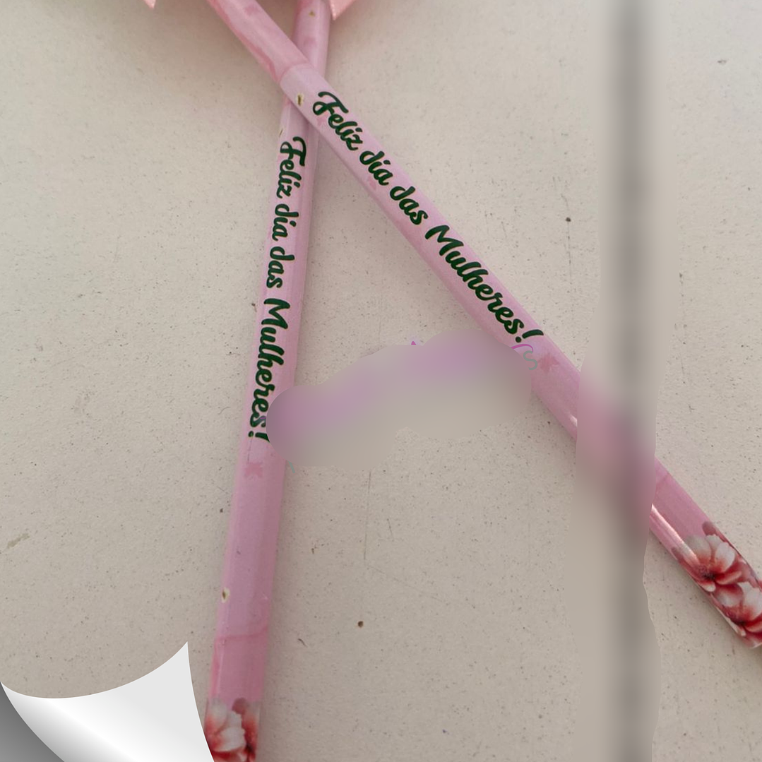 Arquivo Dia da Mulher Adesivo Lápis  1
