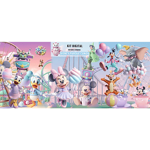 Kit Digital Disney Parque Candy 