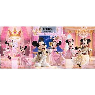 Kit Digital Mickey e Minnie Realeza 