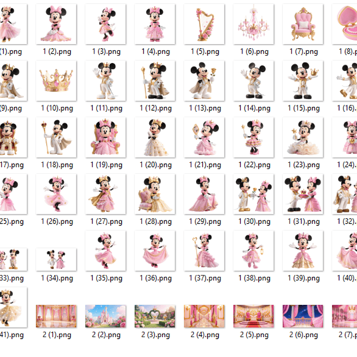 Kit Digital Mickey e Minnie Realeza  2