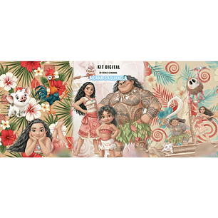 Kit Digital Moana 2 Aquarela 