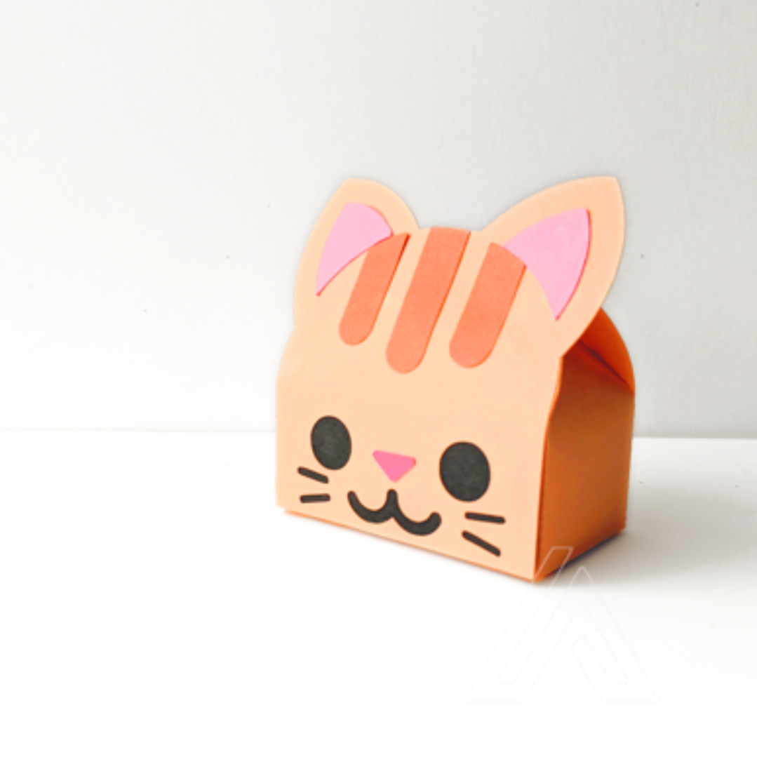 Arquivo de Corte Caixa Gatinho  1