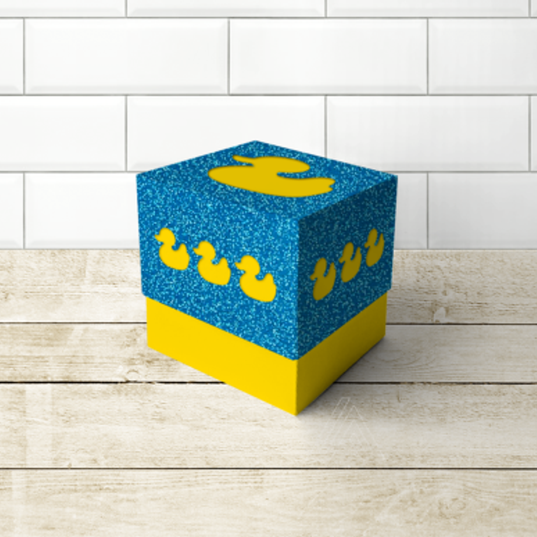 Arquivo de Corte Caixa Cubo  1